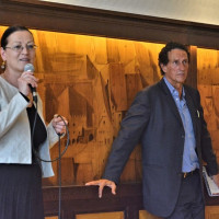 Claudia Tausend mit Julian Nida-Rümelin